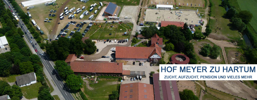 Luftbild des Hof Meyer zu Hartum aus Herford